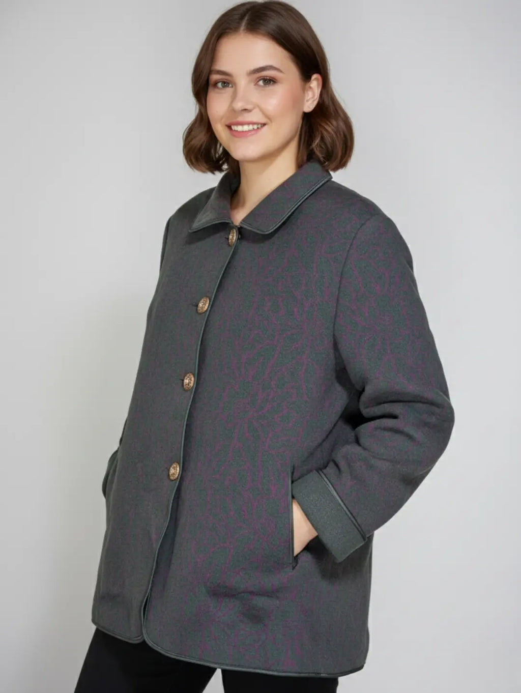 Lucky Women's Wool Short Coat