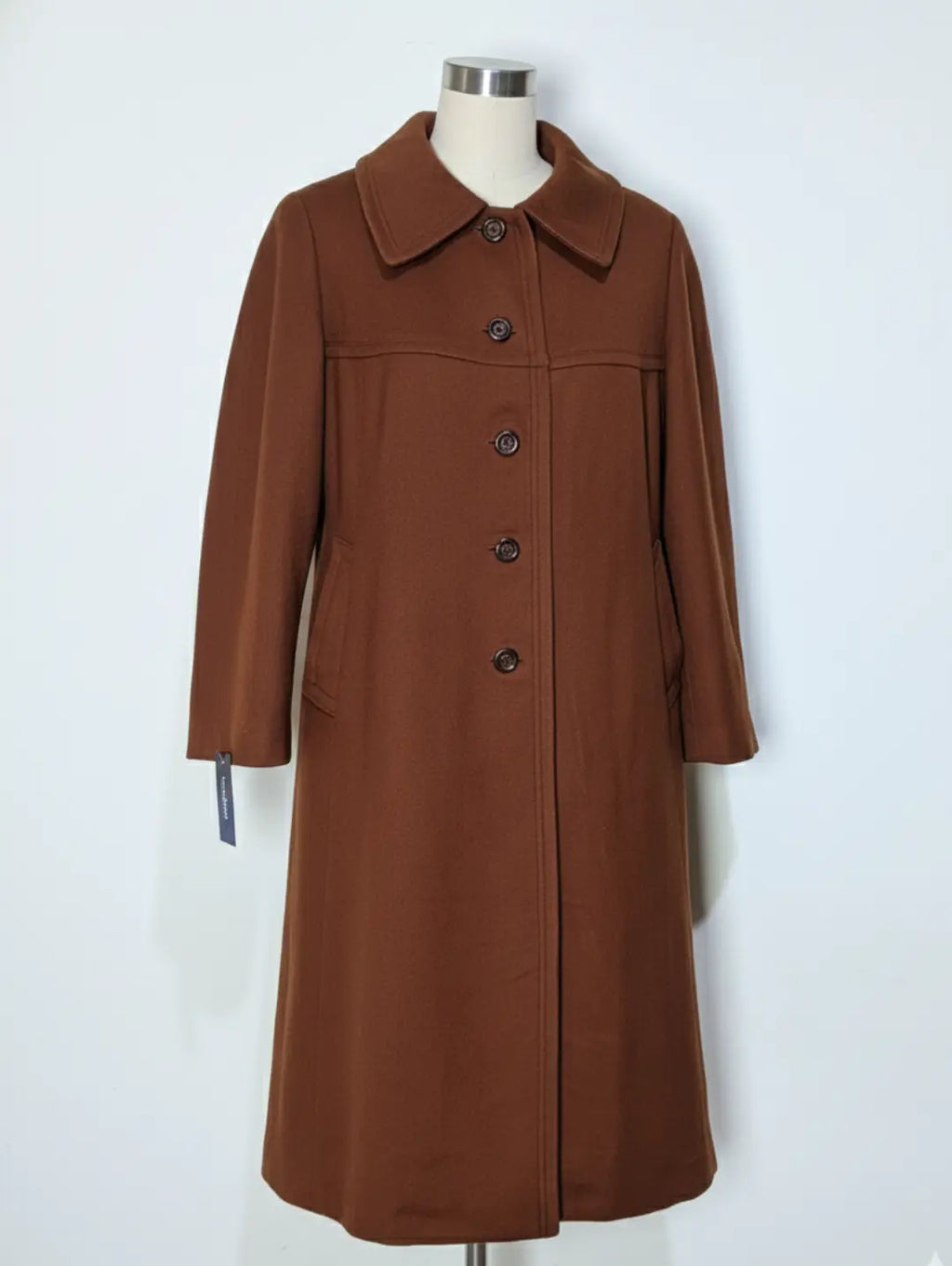 Custom Made Women's Long Wool Coat