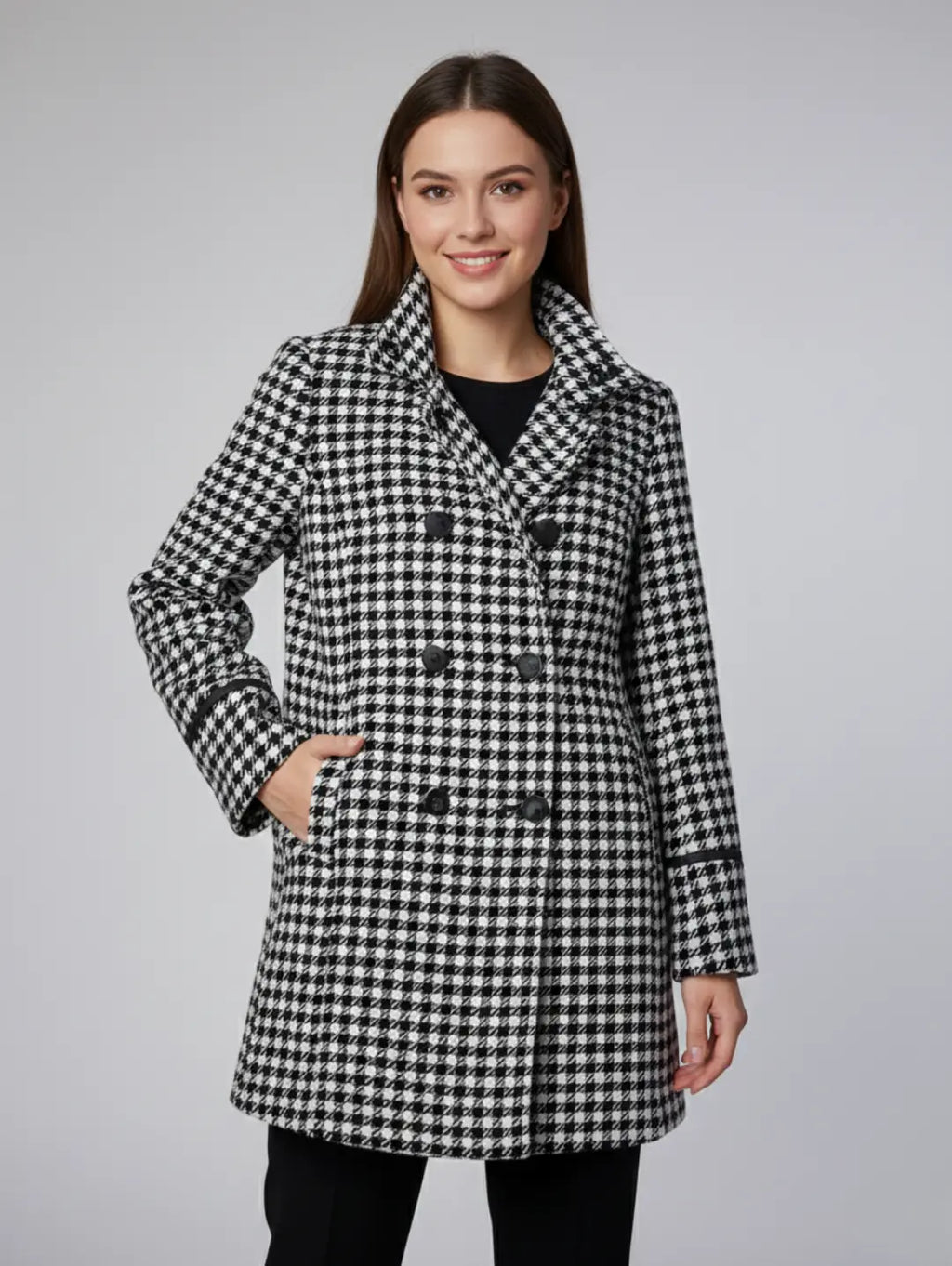 Wallis Women's Wool Mid Long Coat