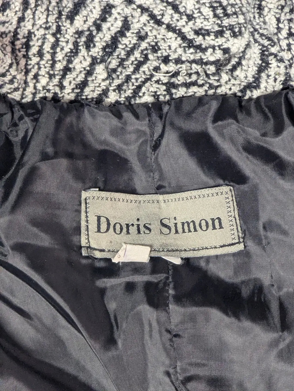 Doris Simon Women's Wool Mid Long Coat