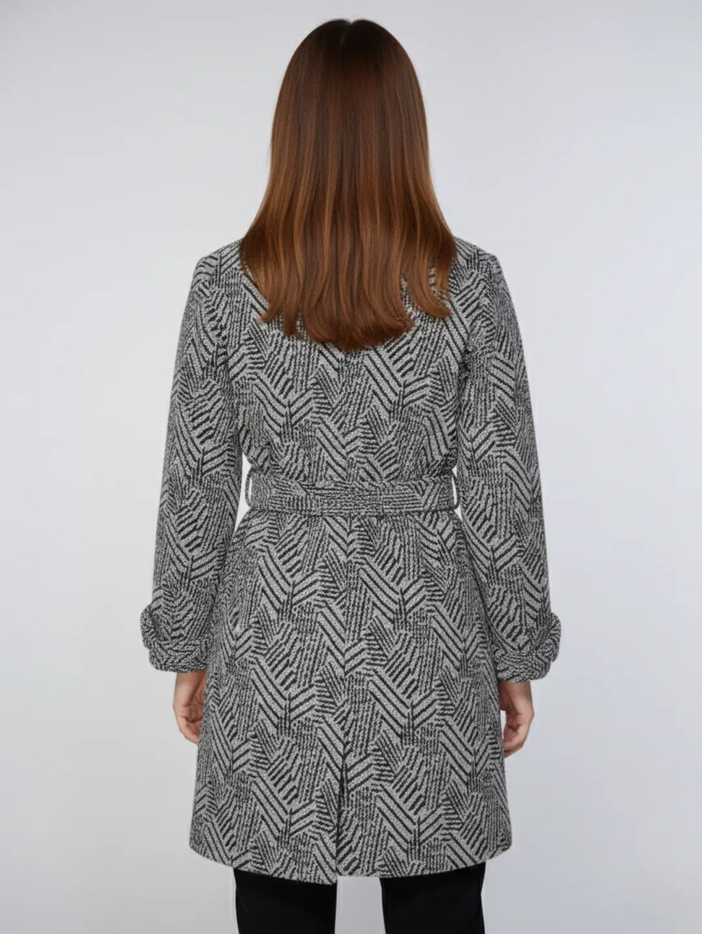 Doris Simon Women's Wool Mid Long Coat