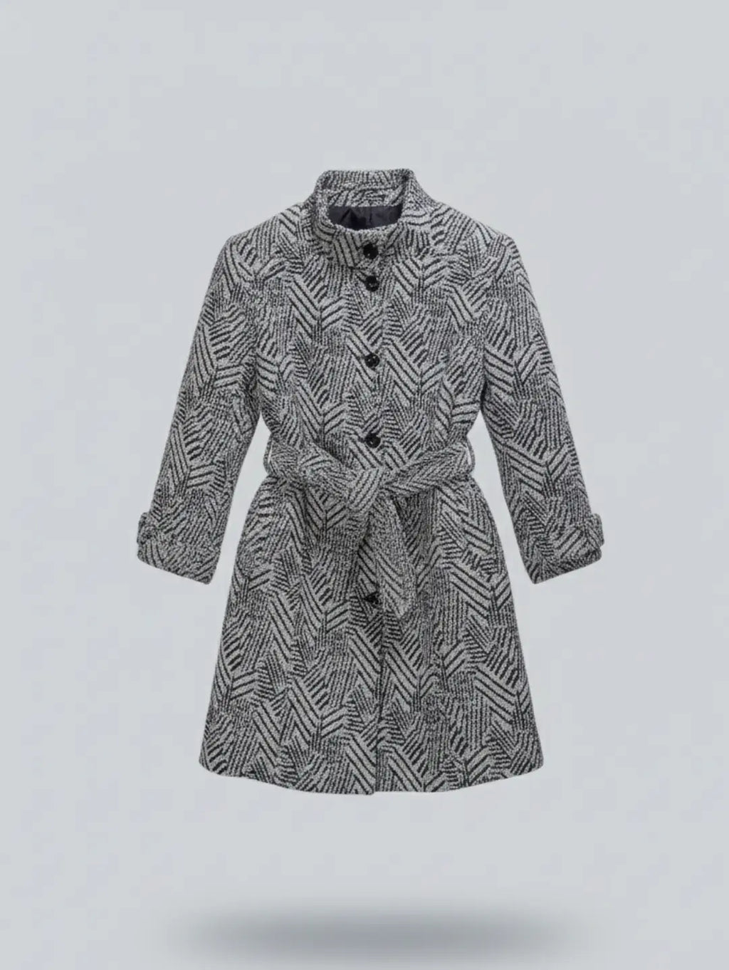 Doris Simon Women's Wool Mid Long Coat