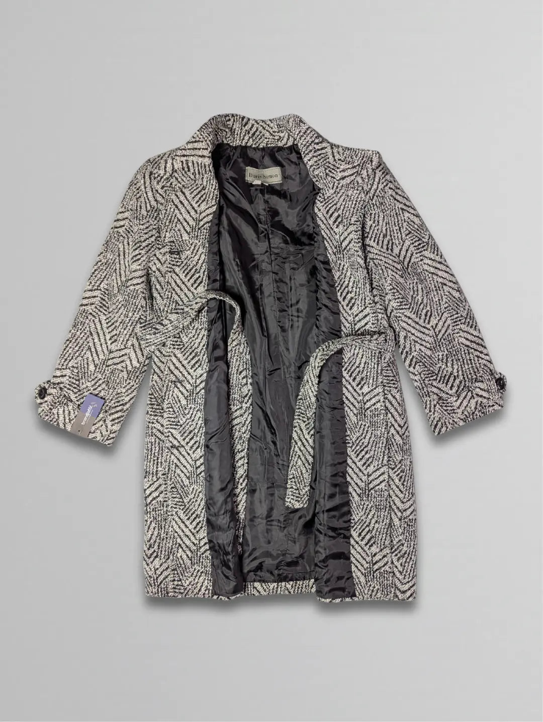 Doris Simon Women's Wool Mid Long Coat