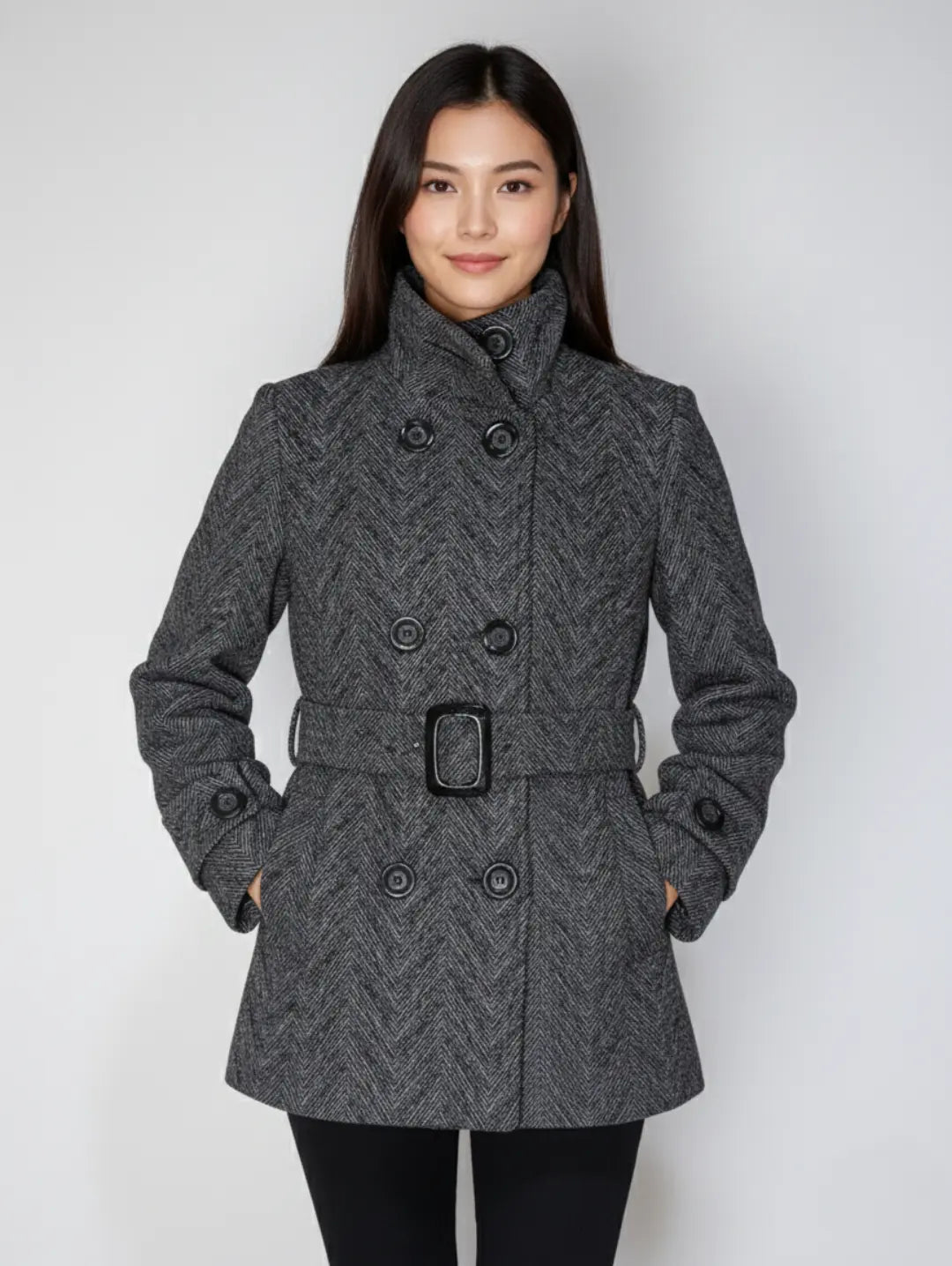 Fox Women's Long Wool Coat