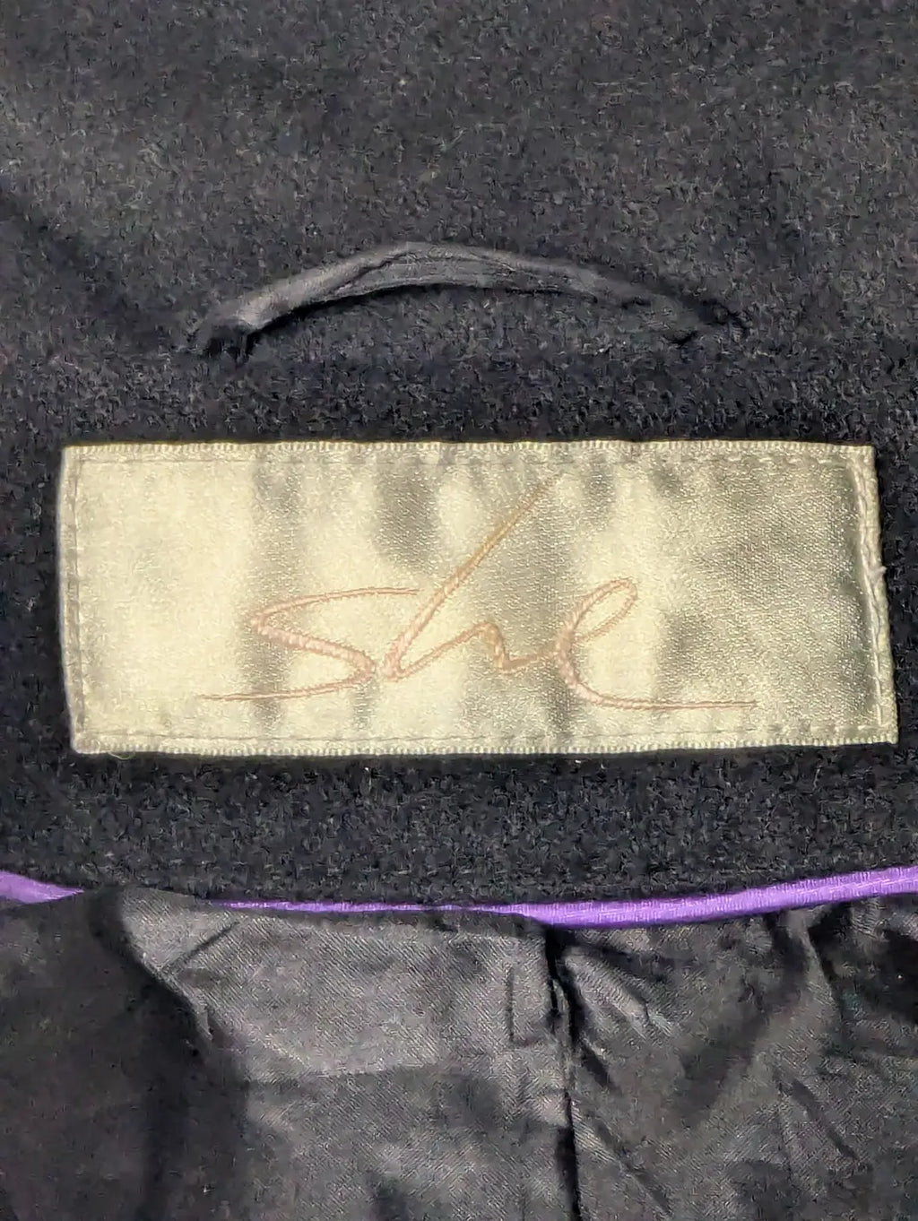 She Women's Wool Mid Long Coat