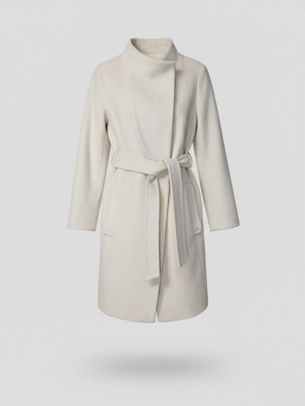 Nice Claup Women's Wool Mid Long Coat