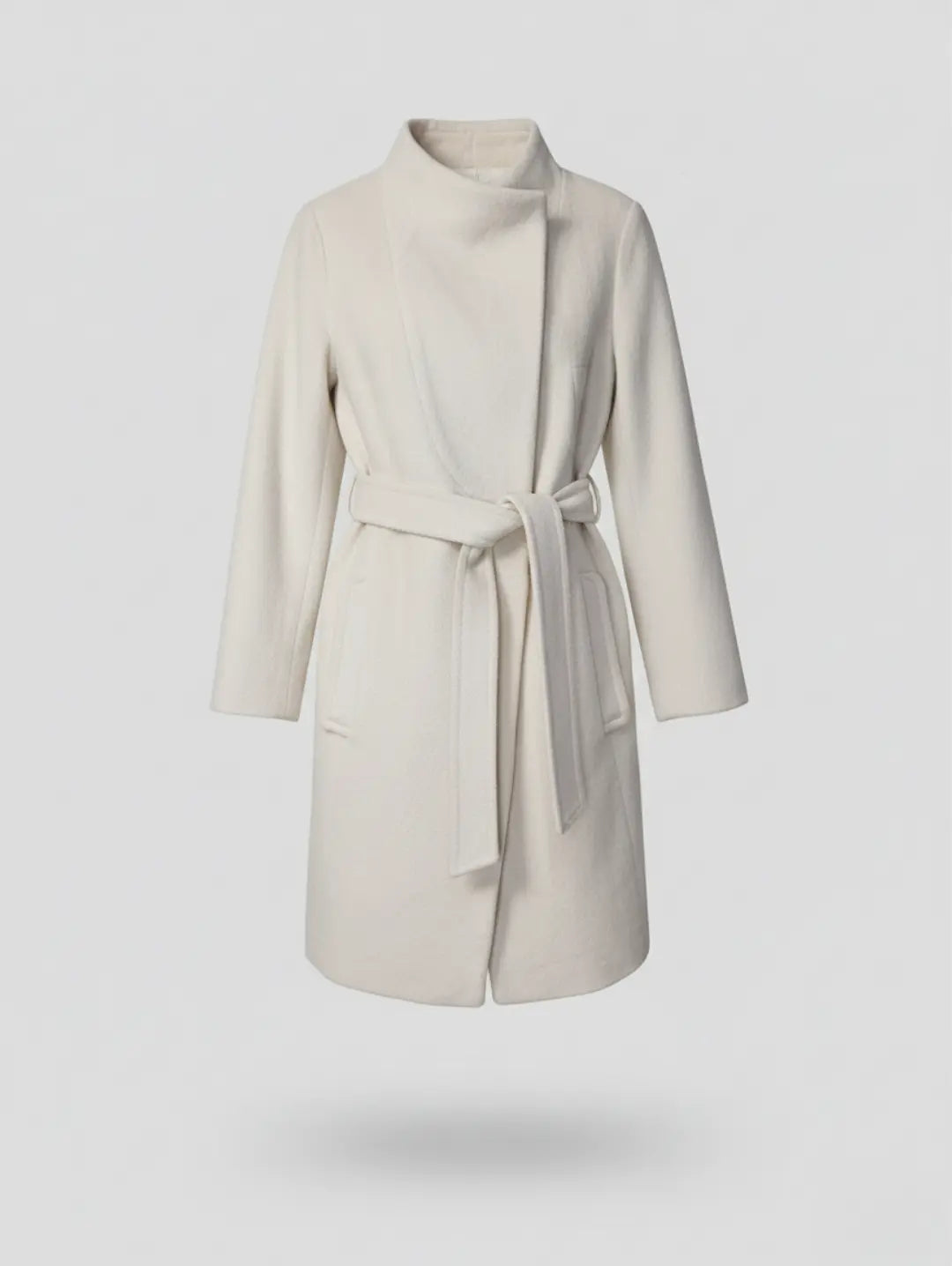Nice Claup Women's Wool Mid Long Coat
