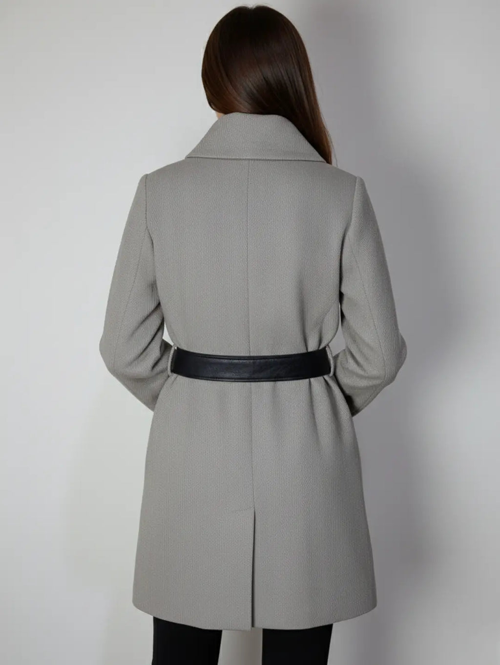 YOLA Women's Wool Mid Long Coat