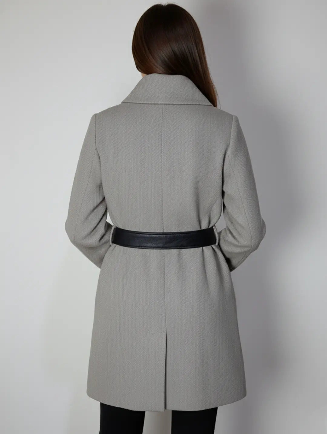 YOLA Women's Wool Mid Long Coat