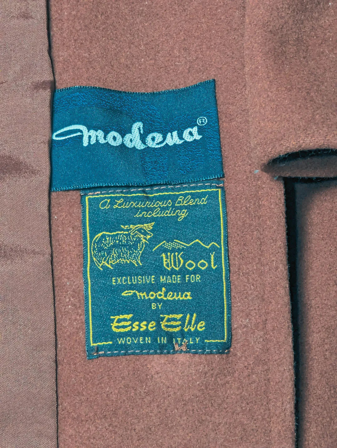 Modeua Women's Long Italian Coat