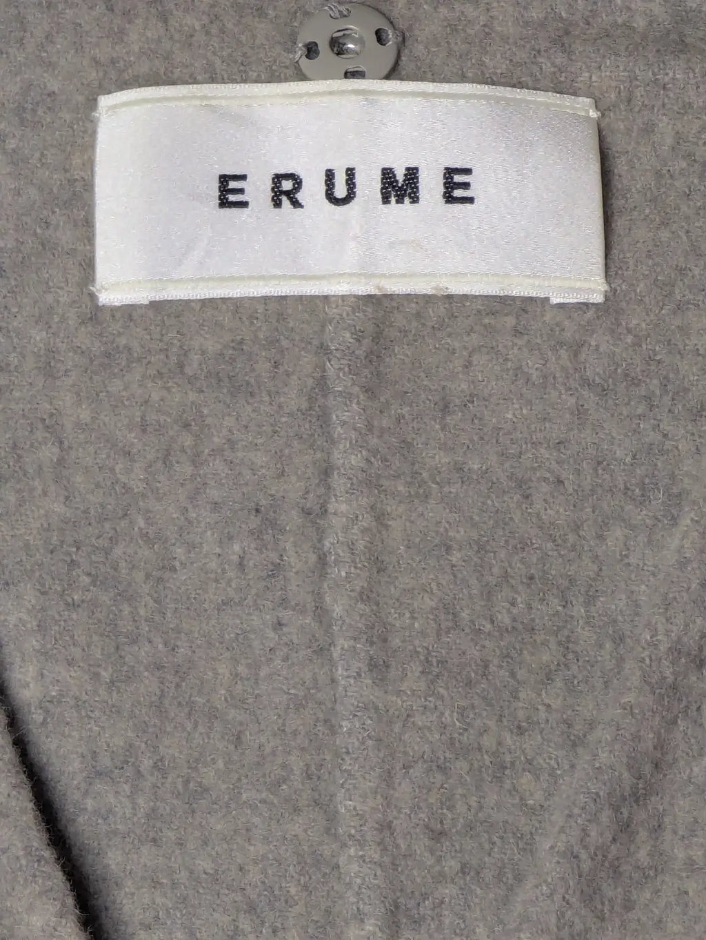 Erume Women's Long Wool Coat Hand Made