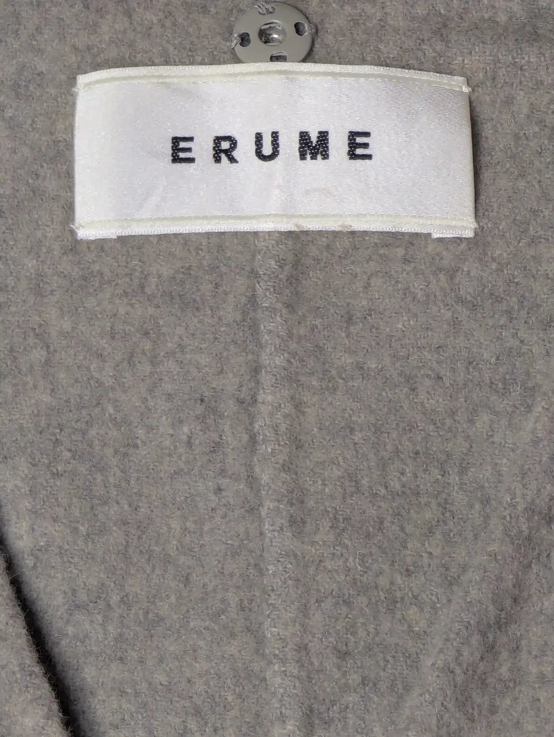 Erume Women's Long Wool Coat Hand Made