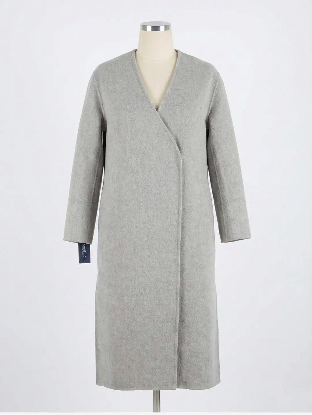 Erume Women's Long Wool Coat Hand Made