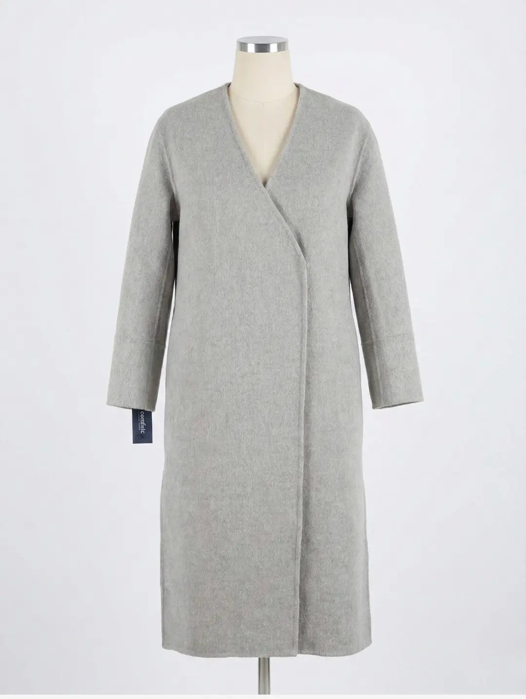 Erume Women's Long Wool Coat Hand Made