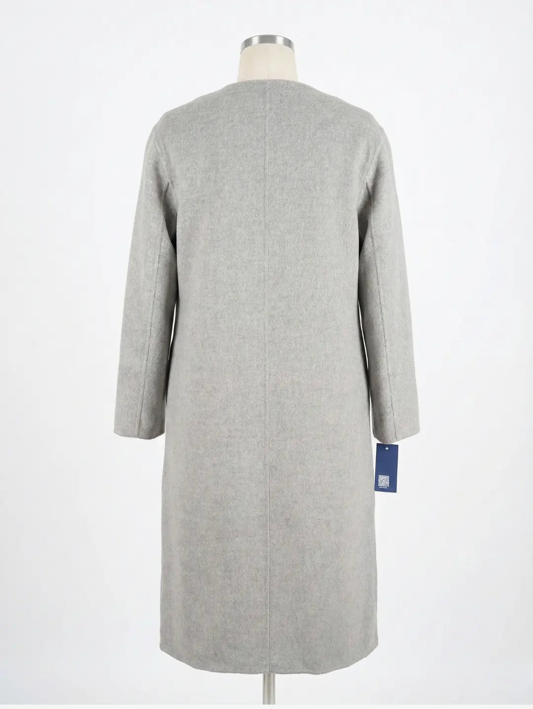 Erume Women's Long Wool Coat Hand Made