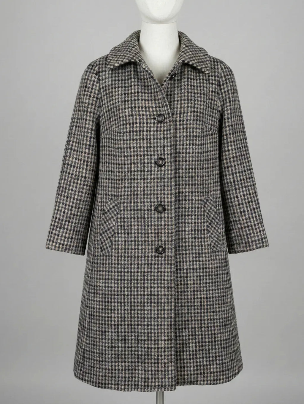 DelMod Women's Long Wool Coat