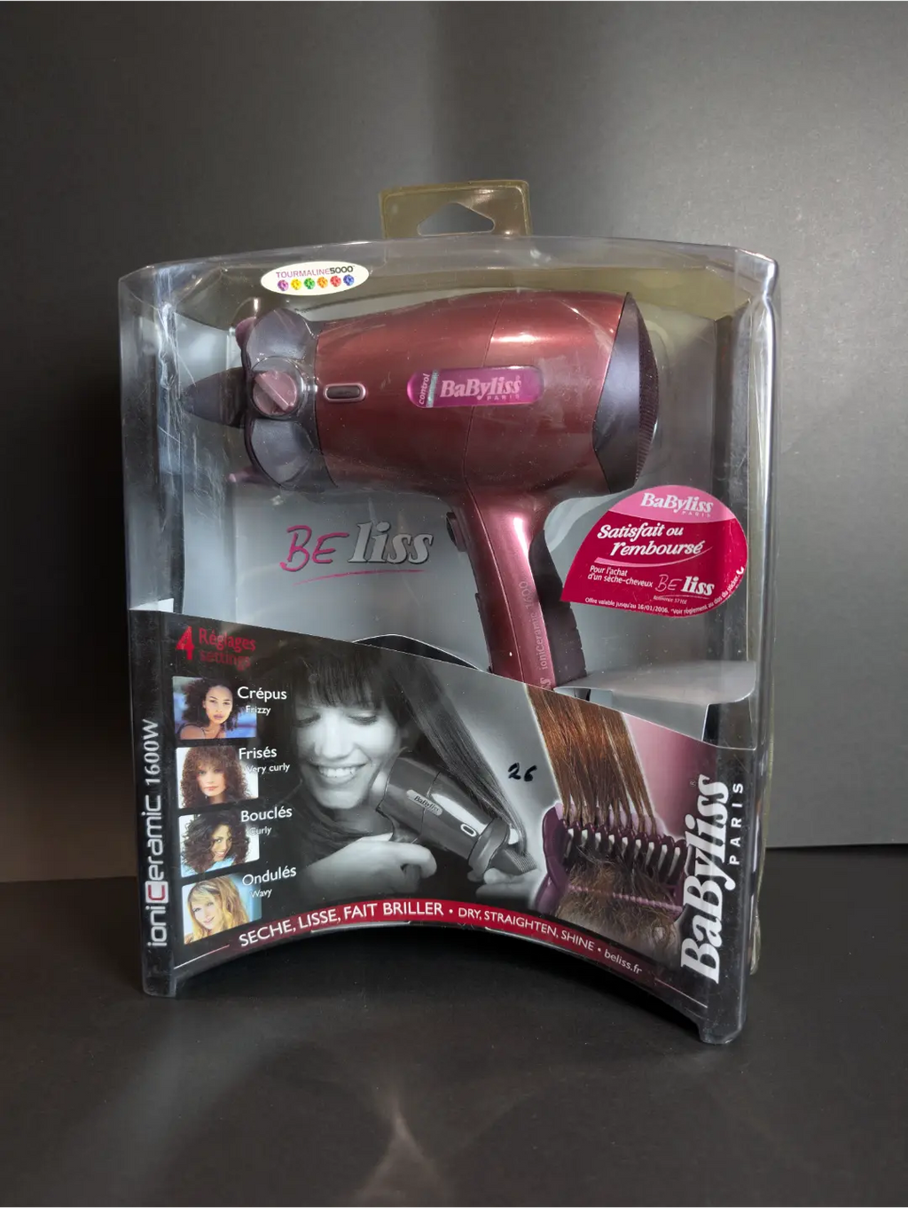 BaByliss  BeLiss Ionic Ceramic 1600W (Ref. 5710E)