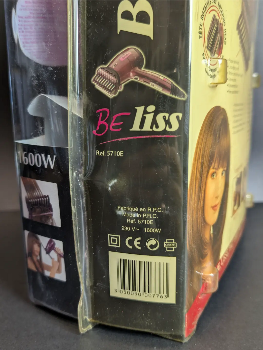 BaByliss  BeLiss Ionic Ceramic 1600W (Ref. 5710E)