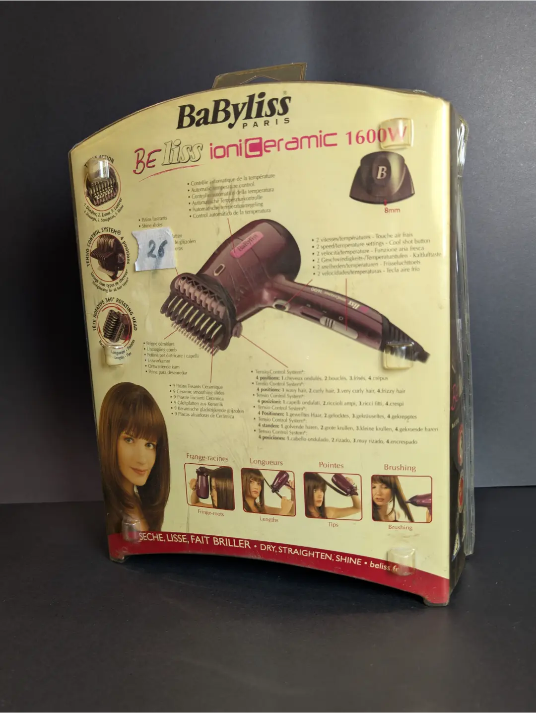 BaByliss  BeLiss Ionic Ceramic 1600W (Ref. 5710E)