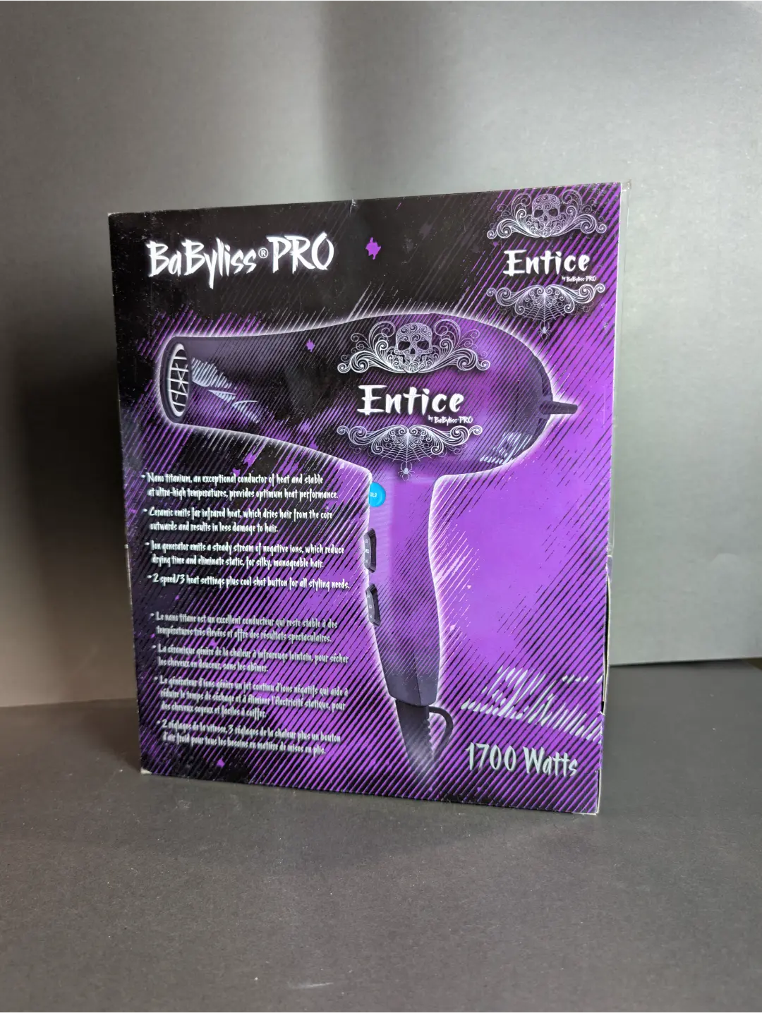 BaBylissPRO Entice Nano Titanium & Ceramic Ionic Dryer