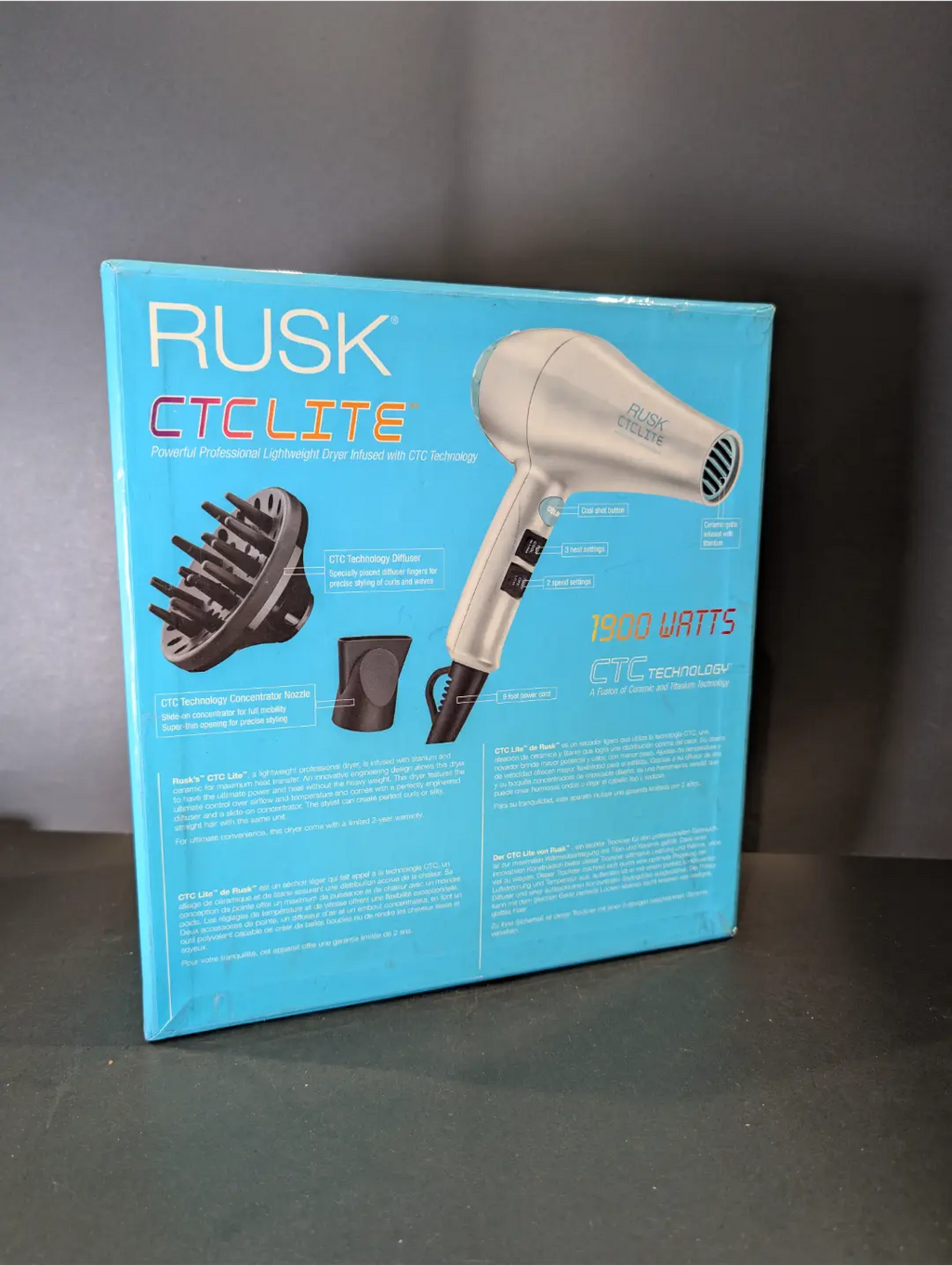 RUSK CTC Lite Professional Lightweight Dryer