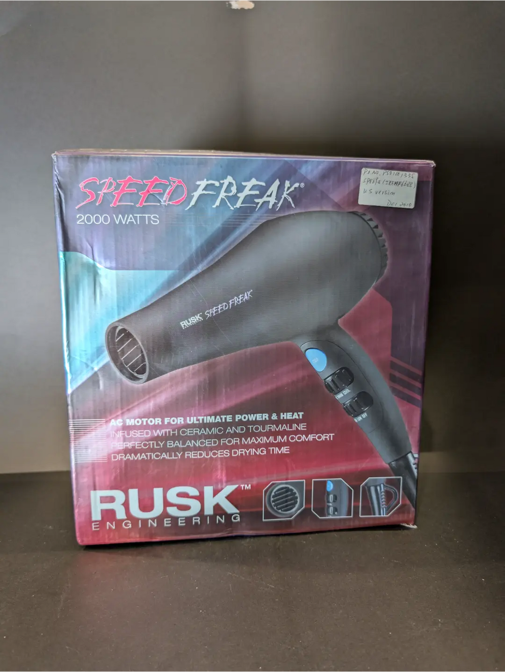 RUSK Engineering Speed Freak 2000 Watt Professional Dryer