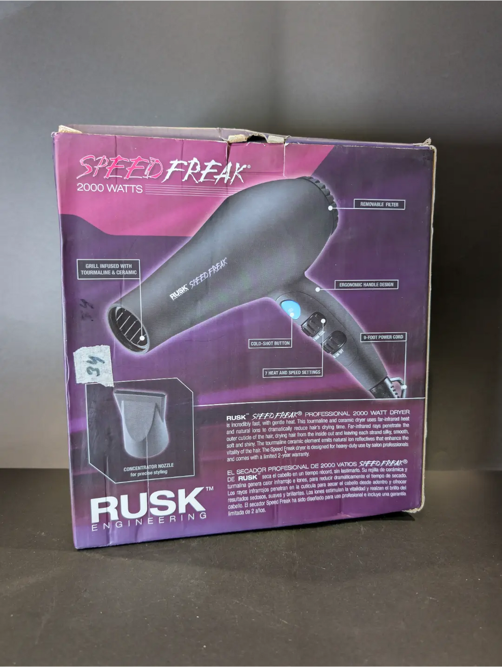 RUSK Engineering Speed Freak 2000 Watt Professional Dryer