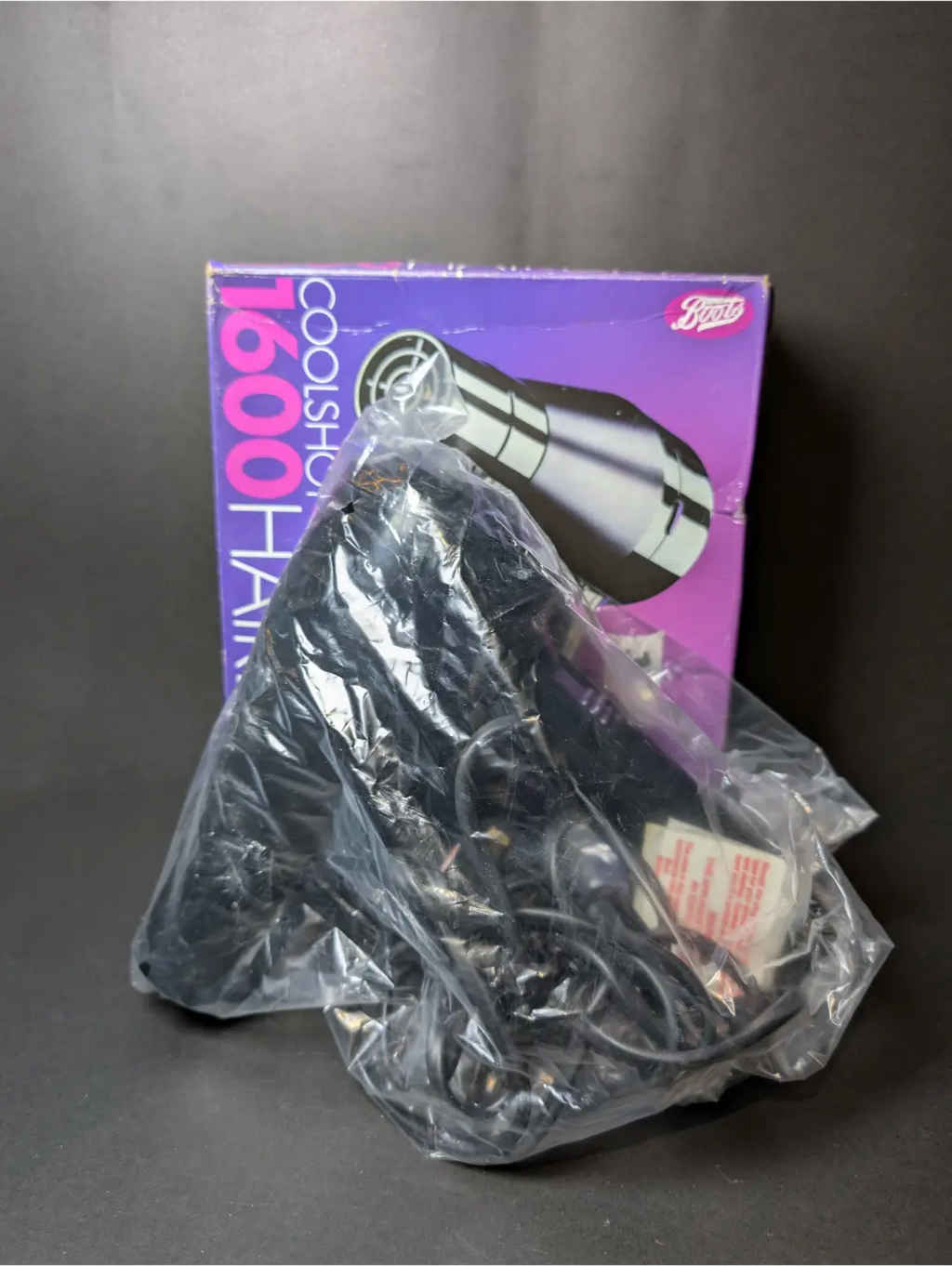 Boots 1600W Compact Hair Dryer with Cool Shot-Made in UK