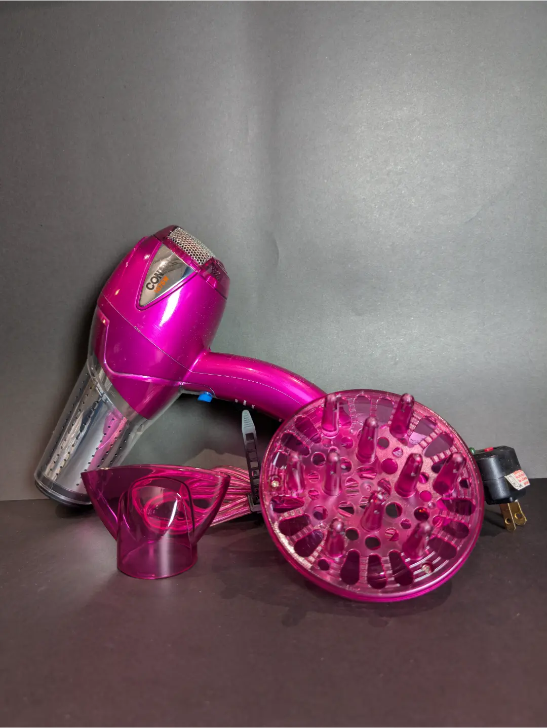 InfinitiPro by Conair 1875W Translucent Styler Hair Dryer