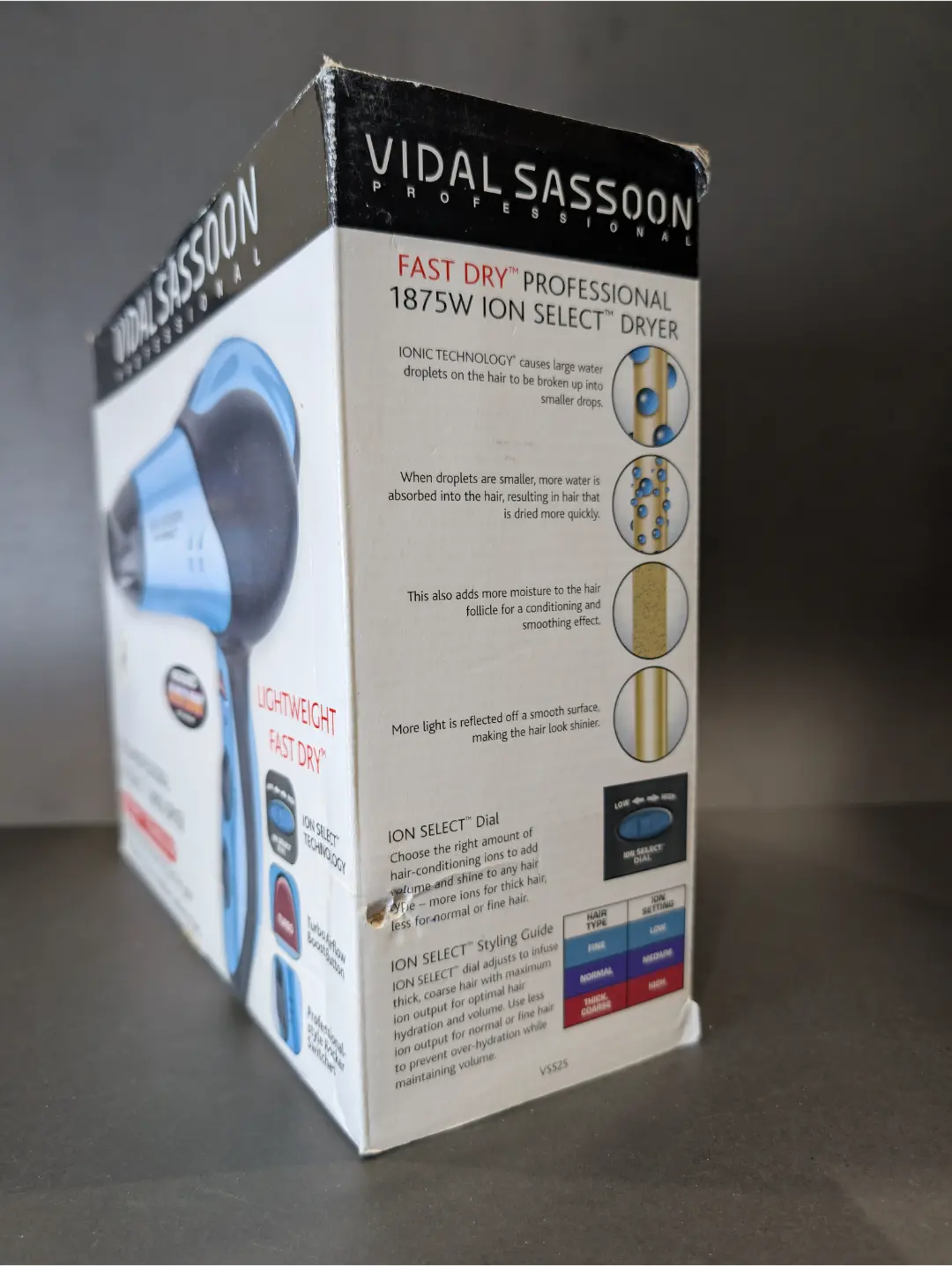 Vidal Sassoon 1875W Professional Ion Select™ Turbo Dryer