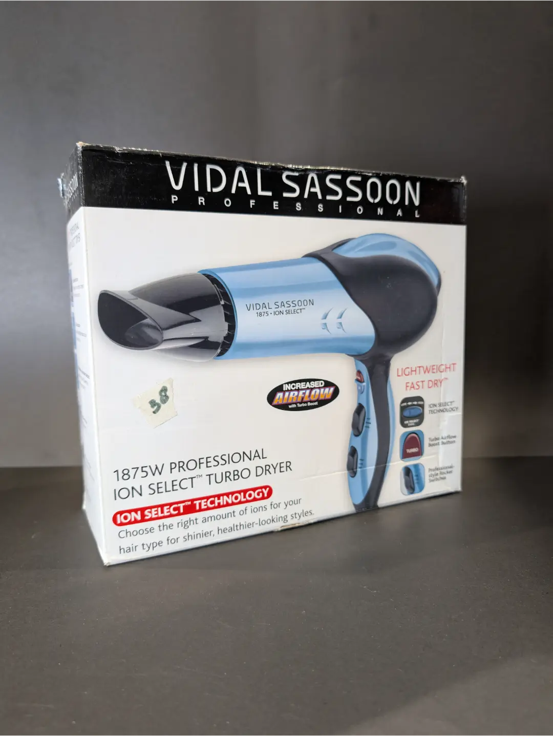 Vidal Sassoon 1875W Professional Ion Select™ Turbo Dryer