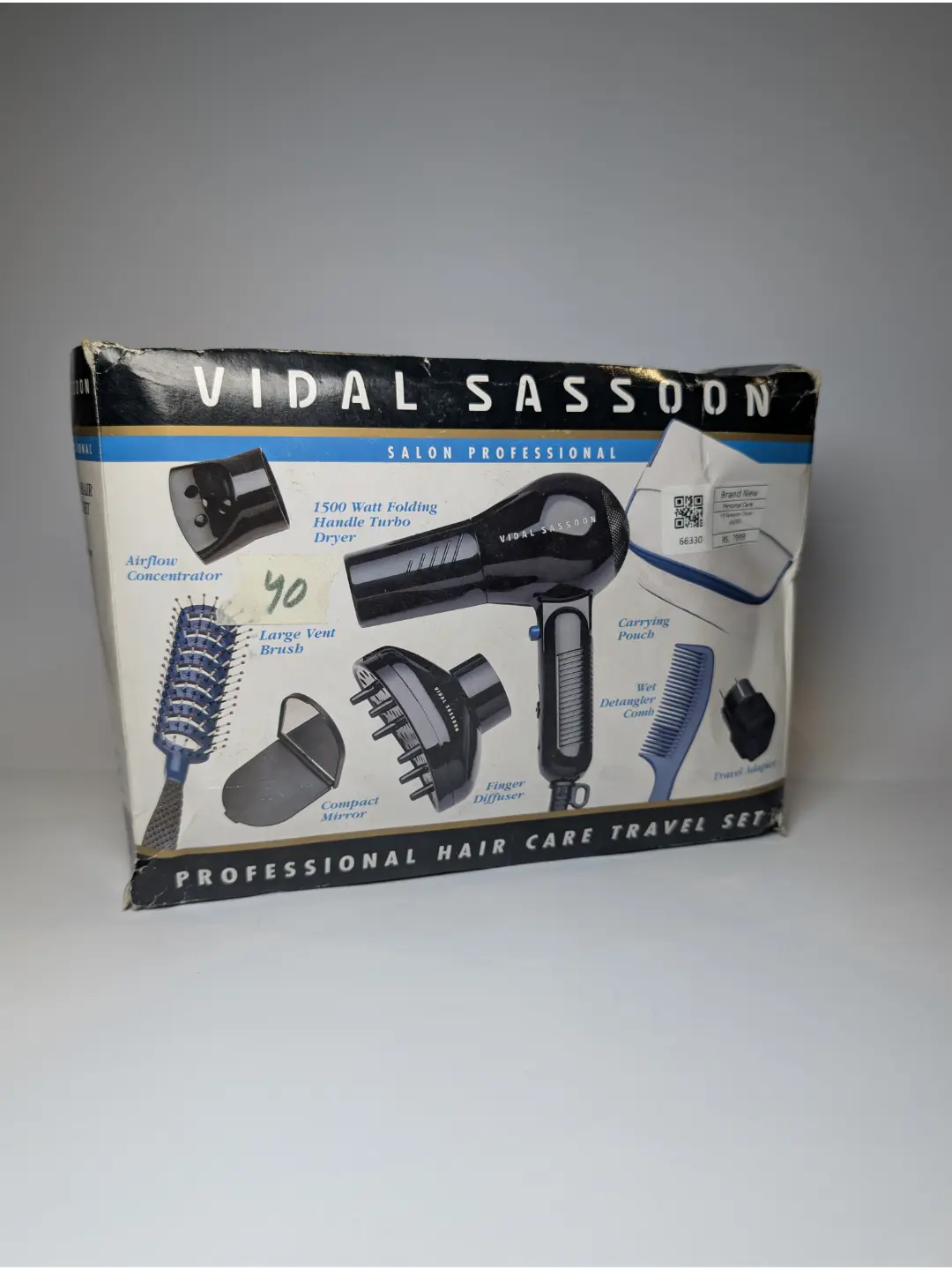 Vidal Sassoon Professional Hair Care Travel Set (Model VS-551UKV)