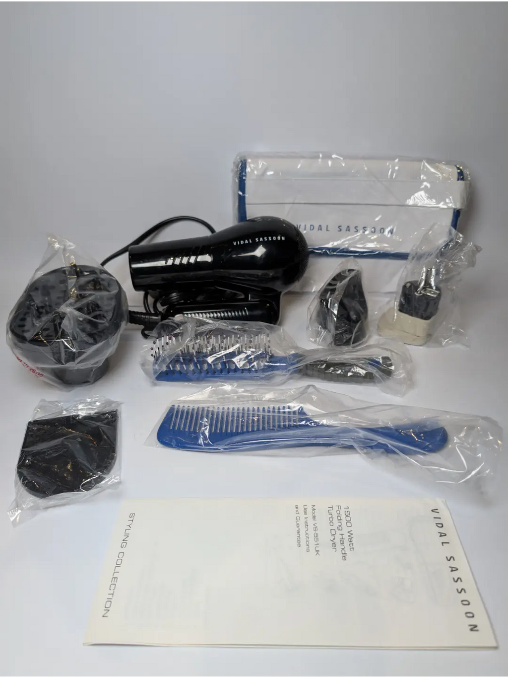 Vidal Sassoon Professional Hair Care Travel Set (Model VS-551UKV)