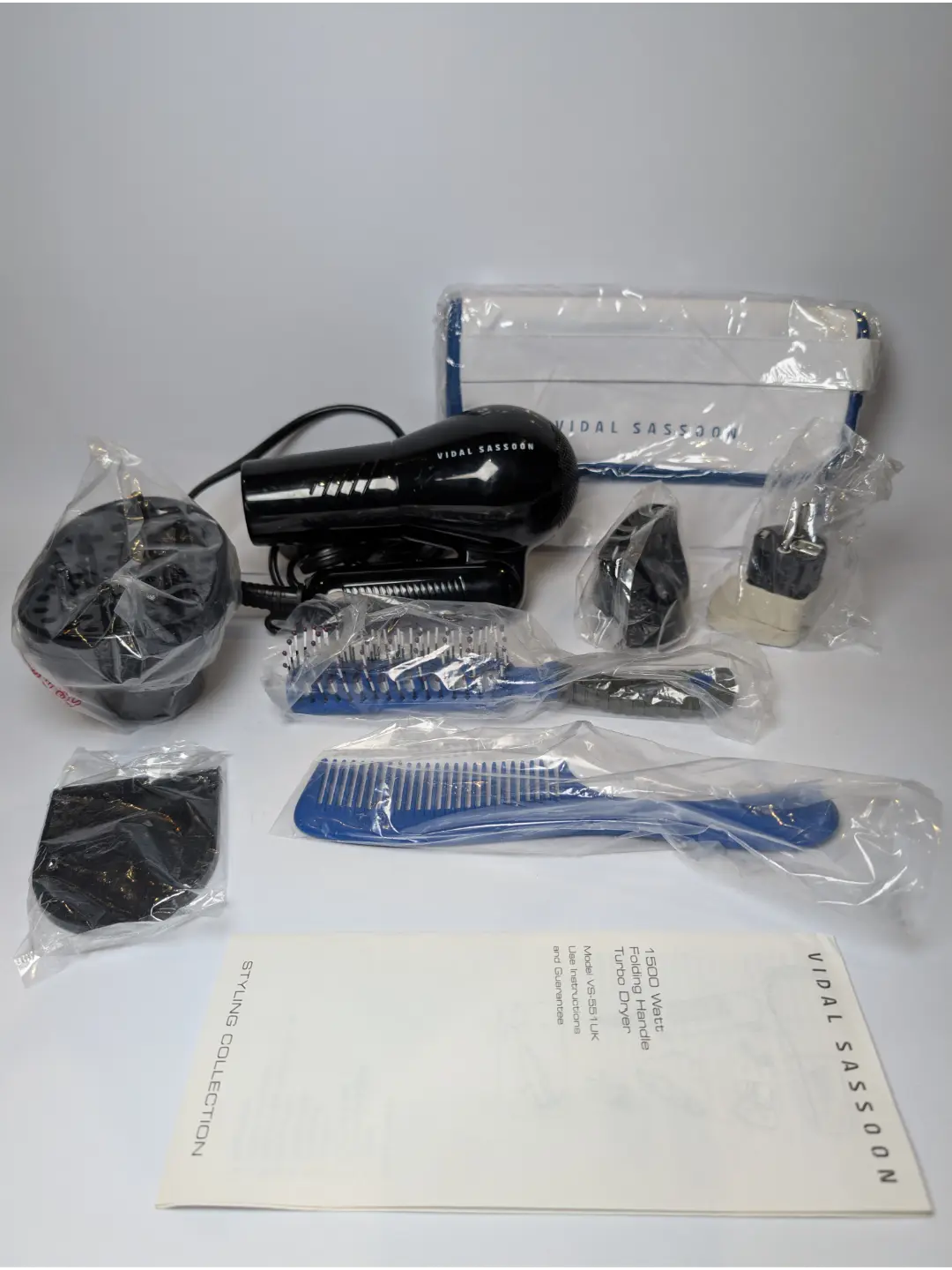 Vidal Sassoon Professional Hair Care Travel Set (Model VS-551UKV)