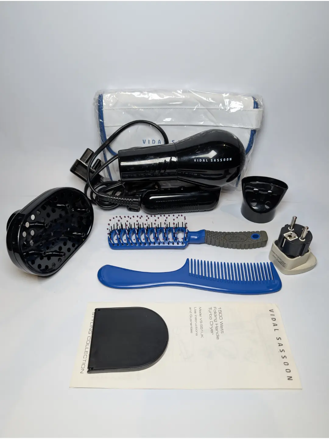 Vidal Sassoon Professional Hair Care Travel Set (Model VS-551UKV)