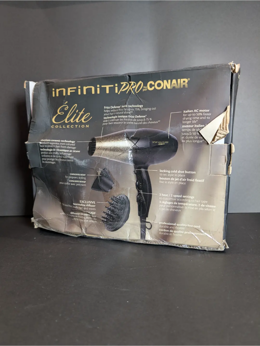 Conair InfinitiPro Elite collection Professional Hair Dryer Italian Motor