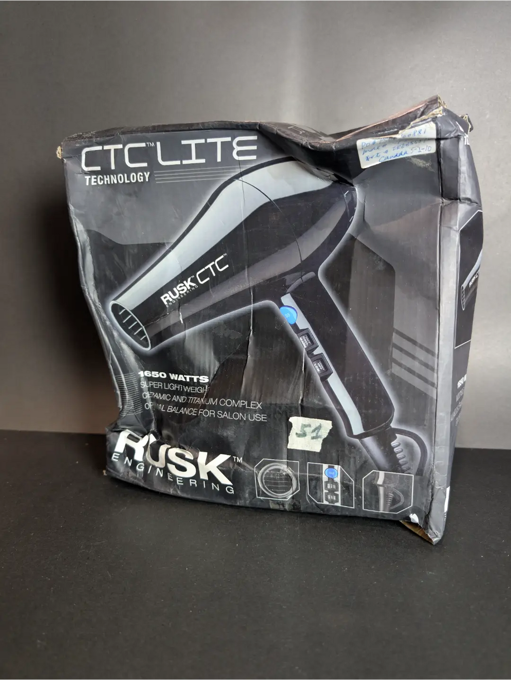RUSK Engineering CTC Lite Professional 1650 Watt Dryer