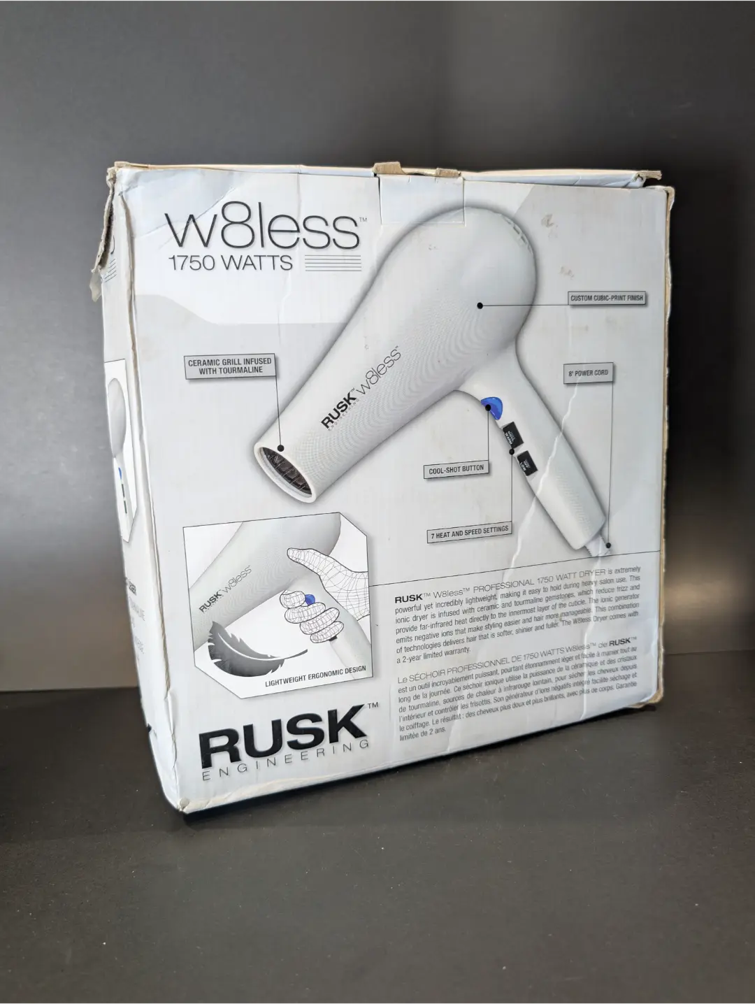 RUSK Engineering W8less Professional 1750 Watt Dryer