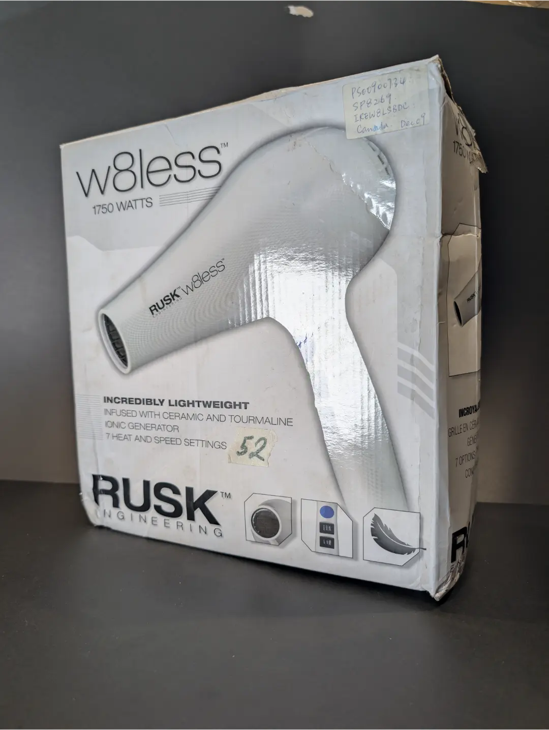 RUSK Engineering W8less Professional 1750 Watt Dryer