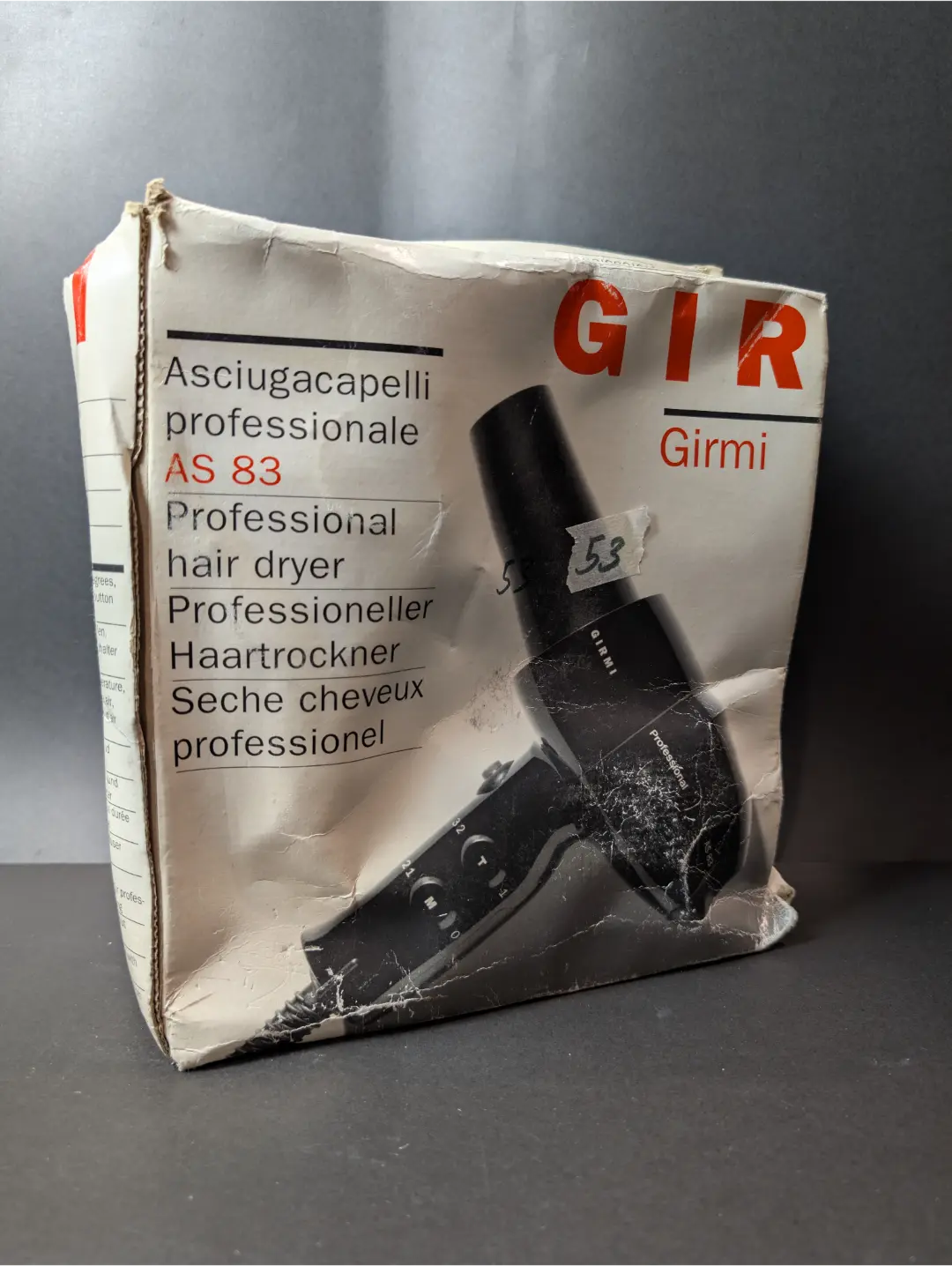 Girmi GIR Professional Dryer Made in ITALY