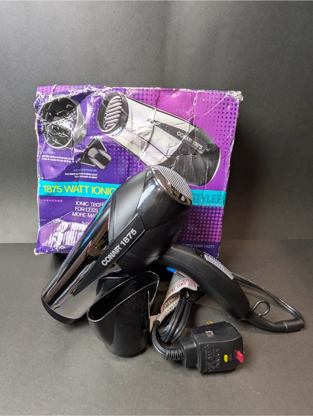 Conair 1875 W Ionic Chrome Styler