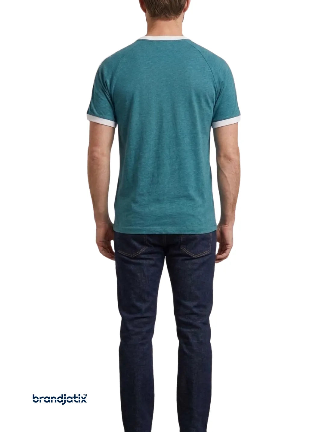 Adidas 3 Strips Men's T Shirt-Green
