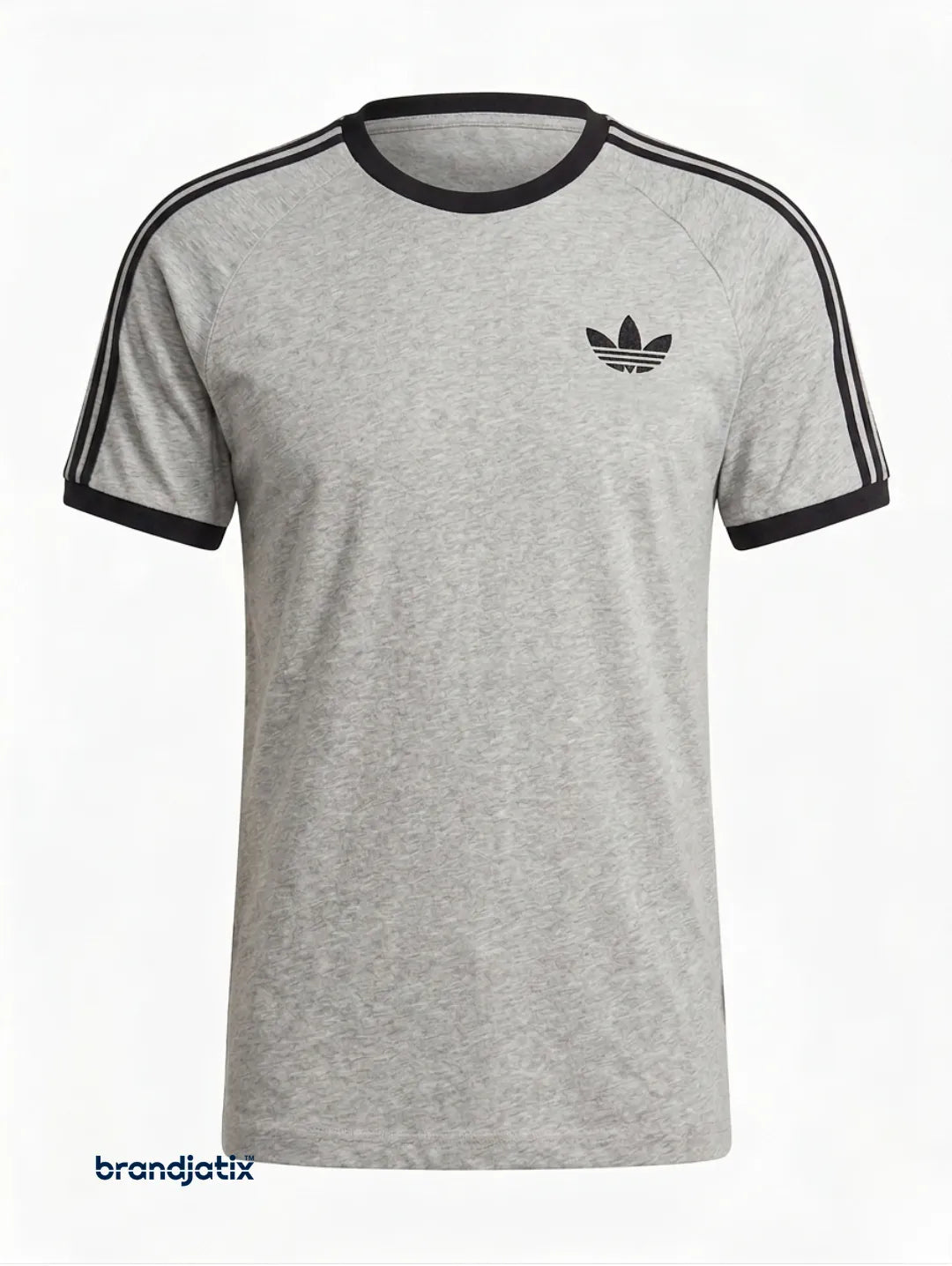 Adidas 3 Strips Men's T Shirt-Grey