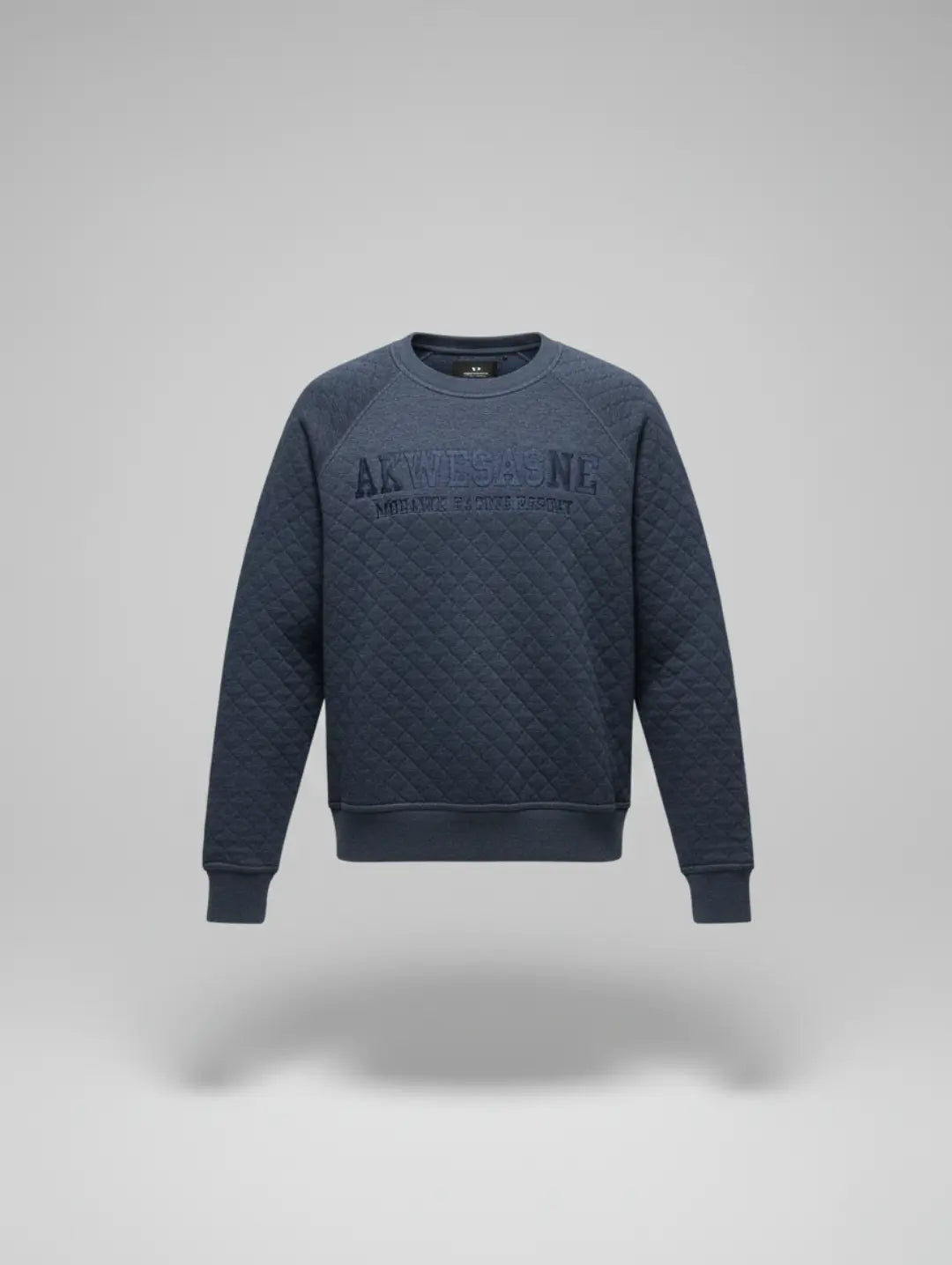 Men's Quilted Sweatshirt Akwesasne Embroidered