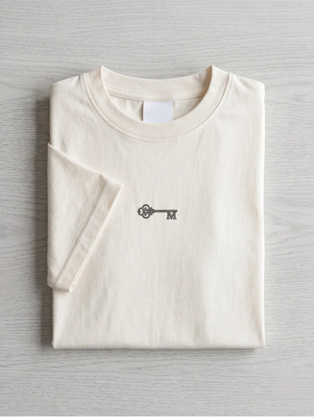 Amicci Men’s Loose Fit T-Shirt – Off White