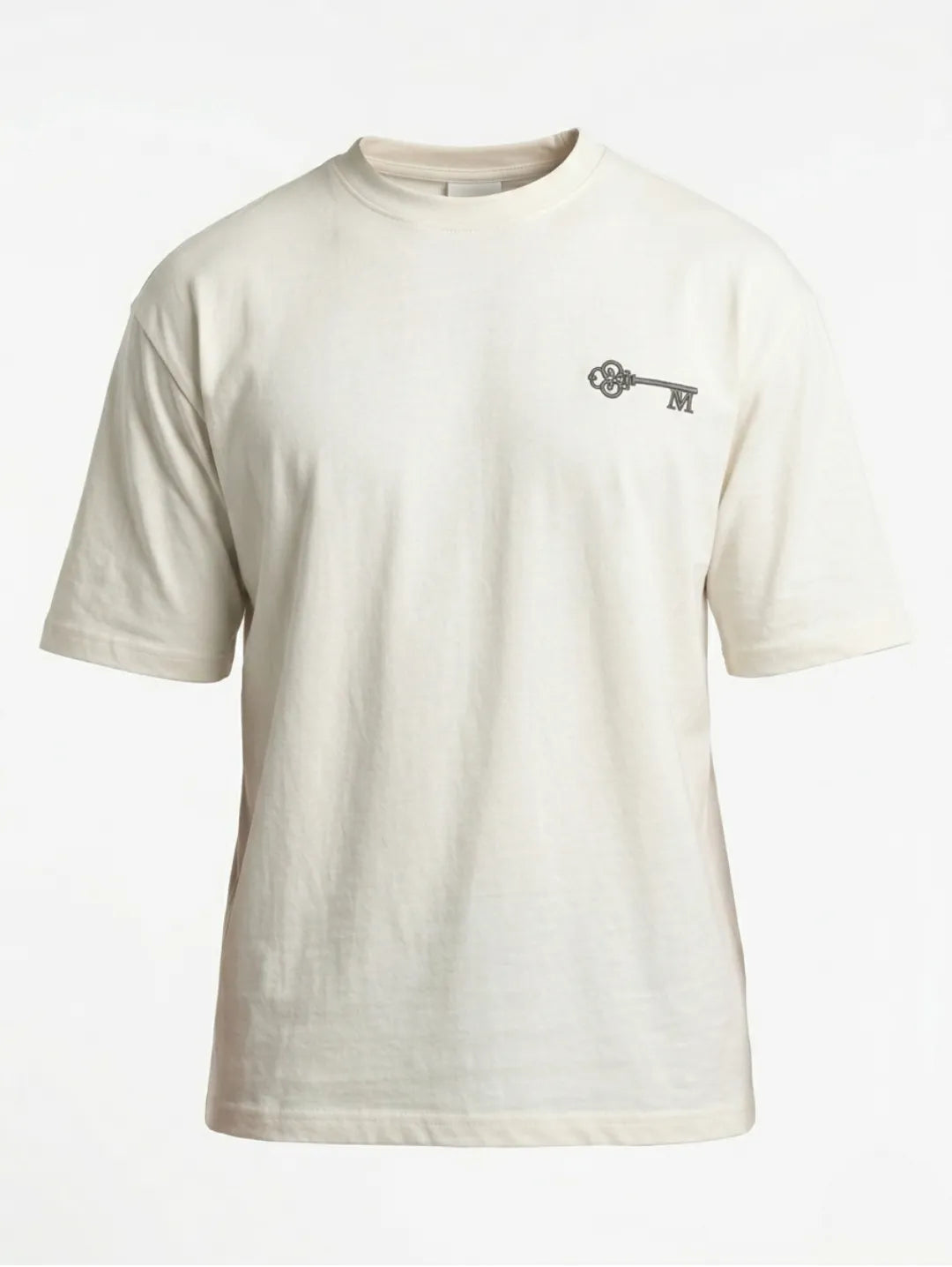 Amicci Men’s Loose Fit T-Shirt – Off White