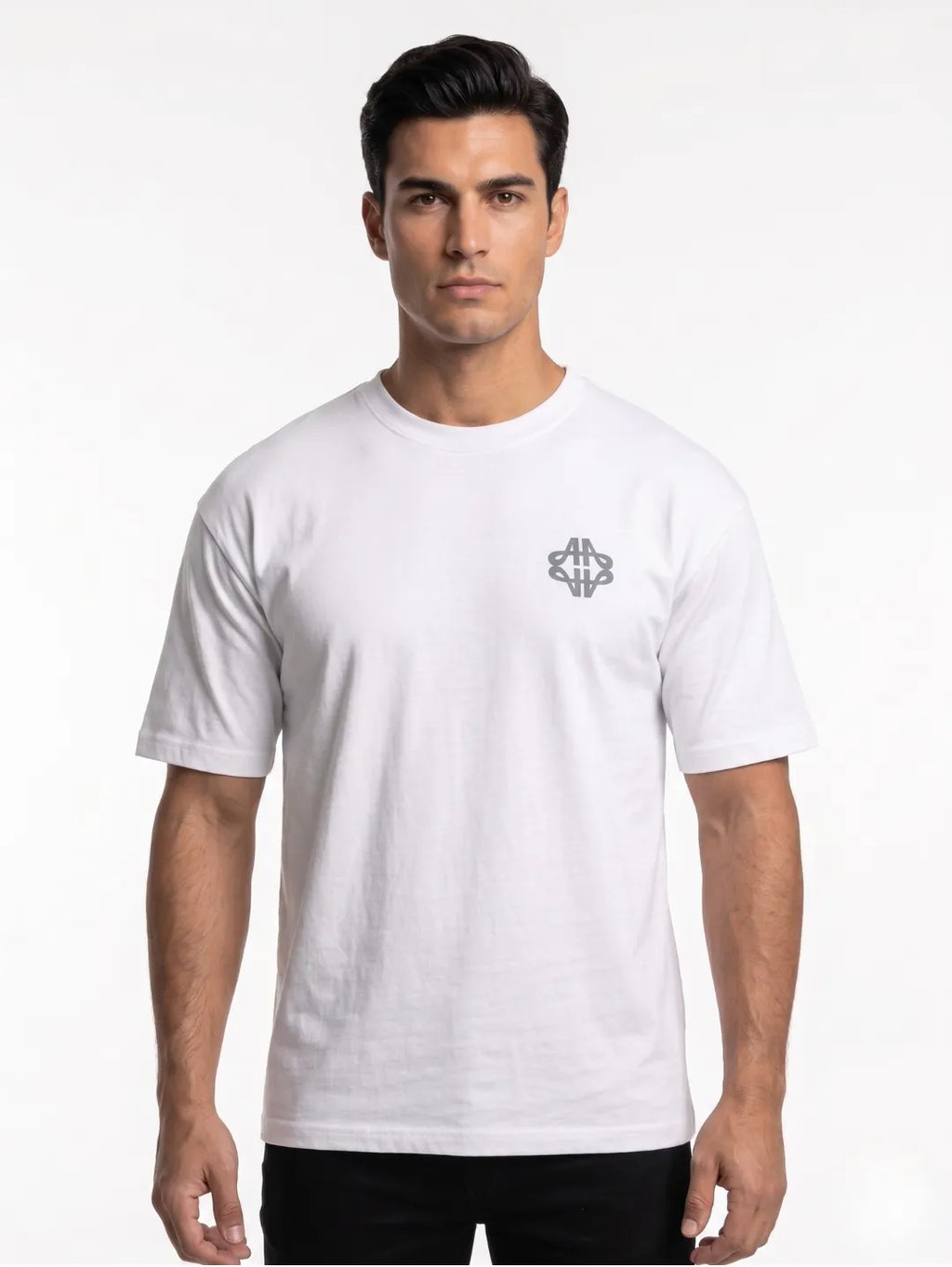 Amicci Men’s Loose Fit T-Shirt – White