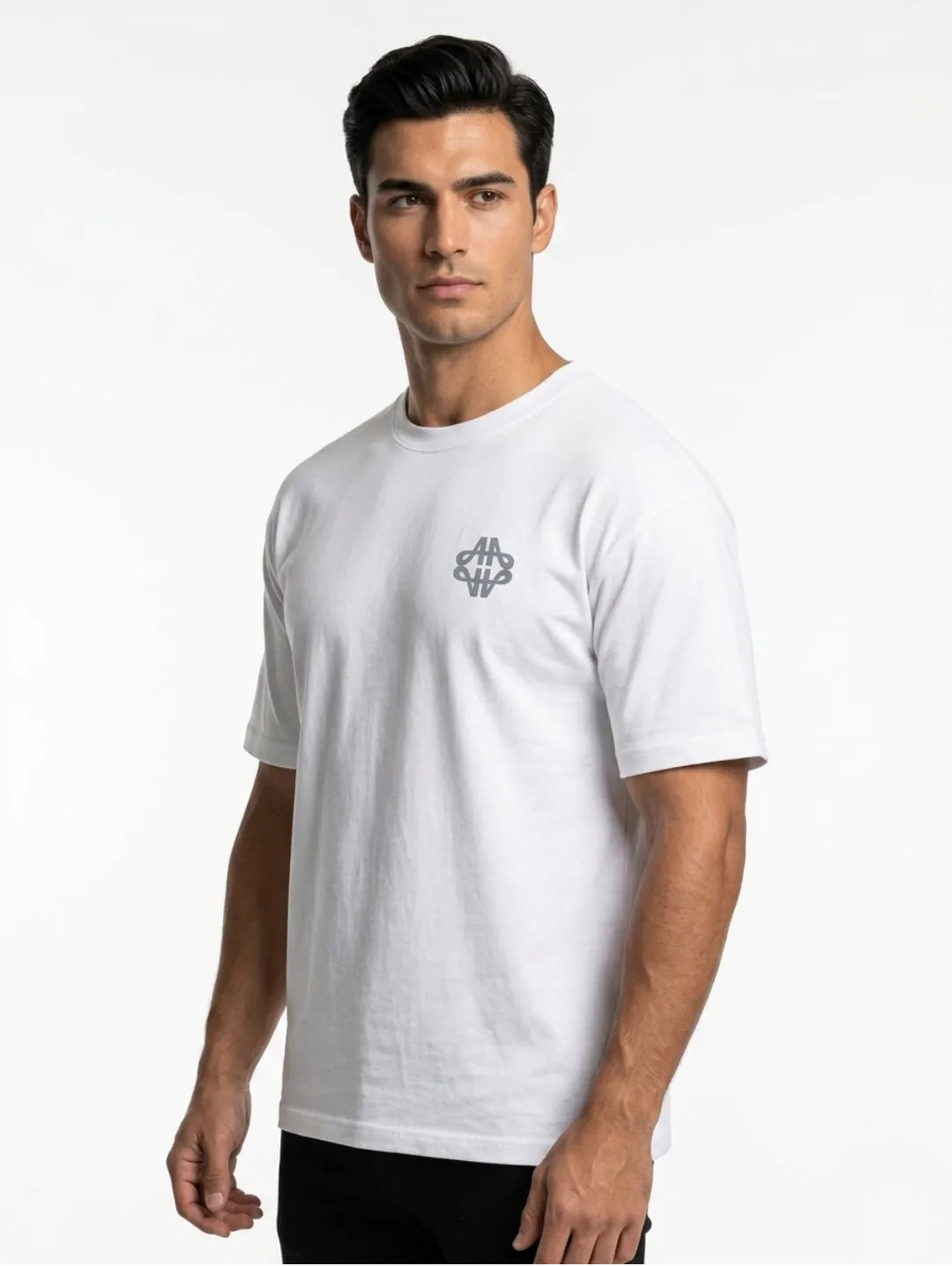 Amicci Men’s Loose Fit T-Shirt – White