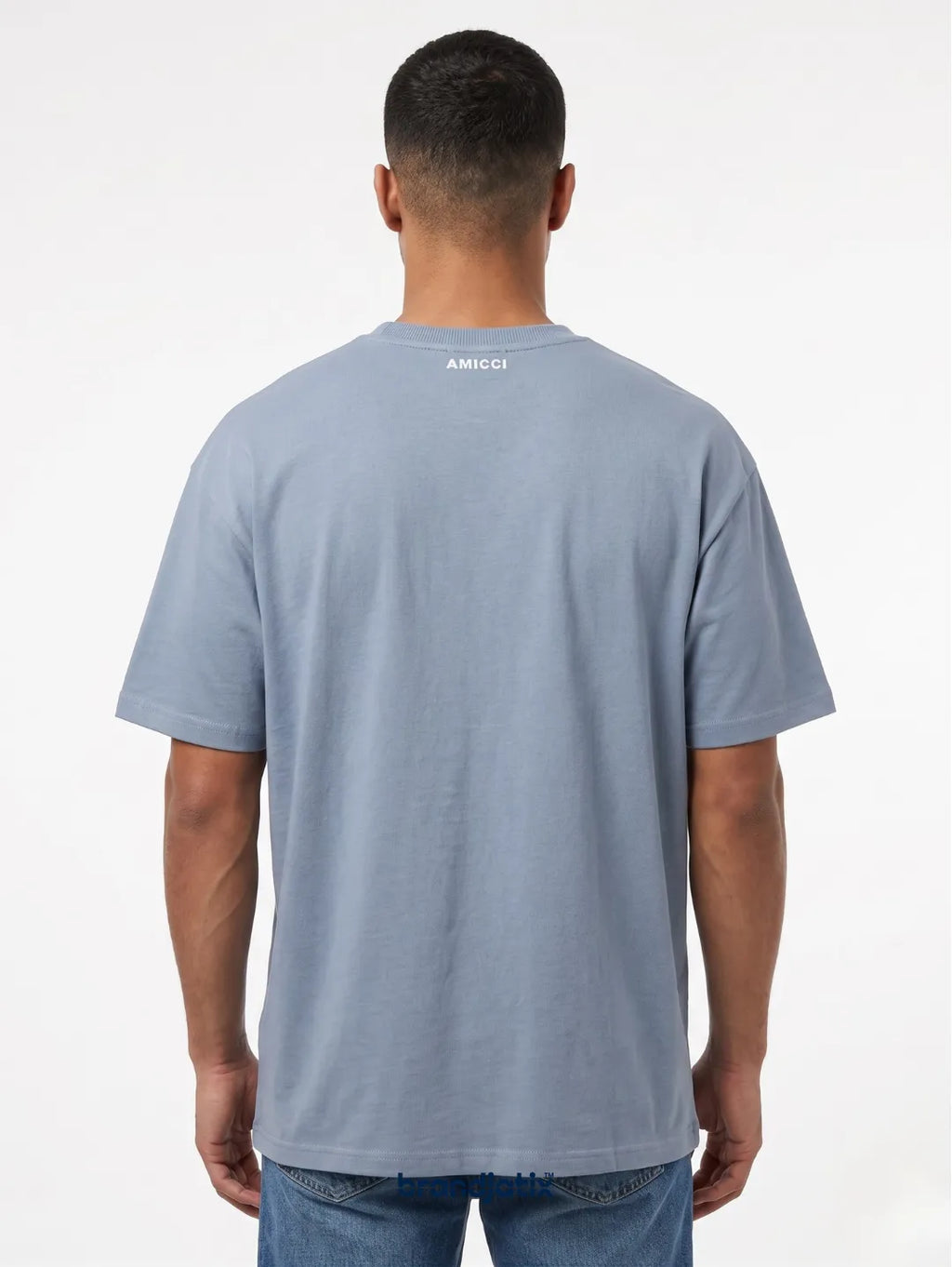Amicci Men’s Loose Fit T-Shirt – Sky Blue