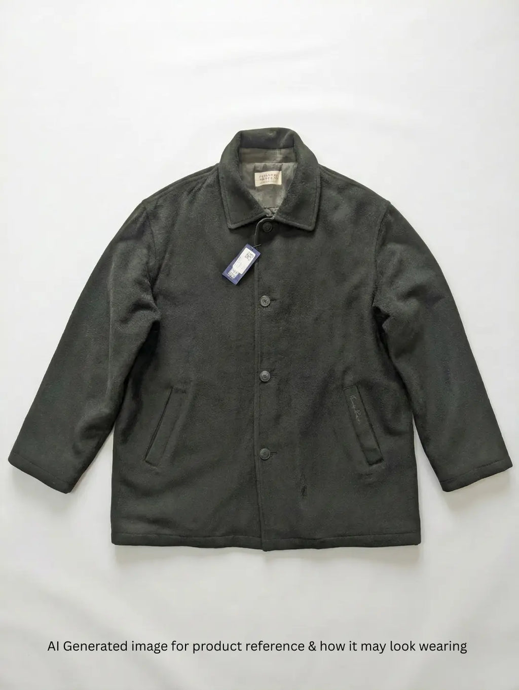 Armold Palamer Men Mid Long Coat